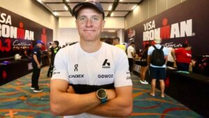 Kristian Blummenfelt antes de una competición IRONMAN