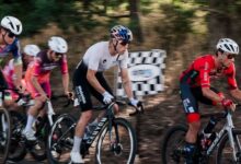 Hayden Wilde rodando en el Campeonato de Nueva Zelanda de ciclismo en ruta