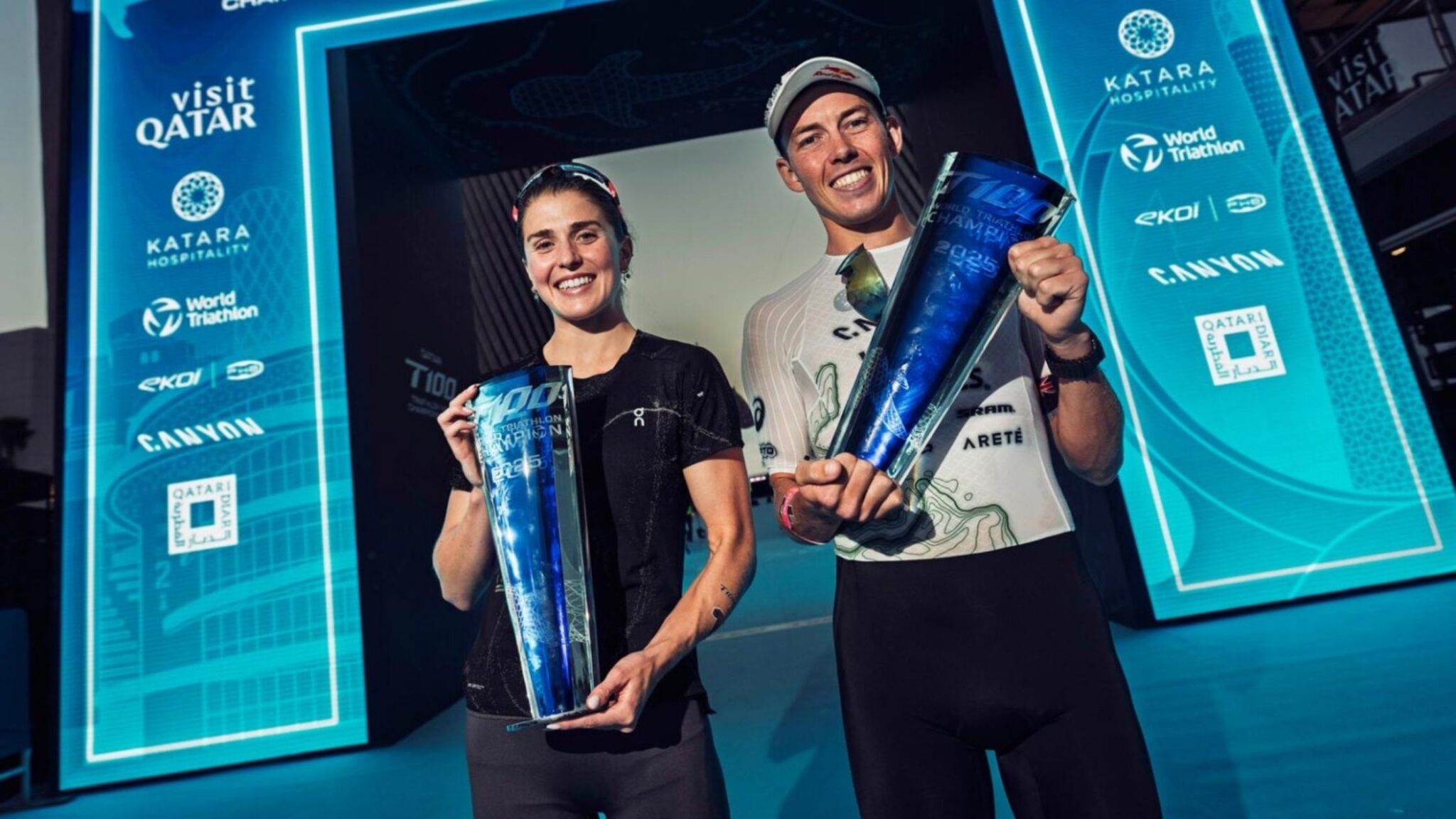 PTO ranking 2026 con los líderes del triatlón profesional masculino y femenino