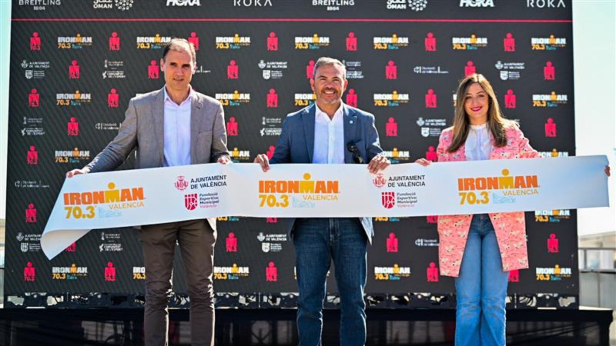 Representantes institucionales y de IRONMAN presentan la renovación del IRONMAN 70.3 Valencia hasta 2029