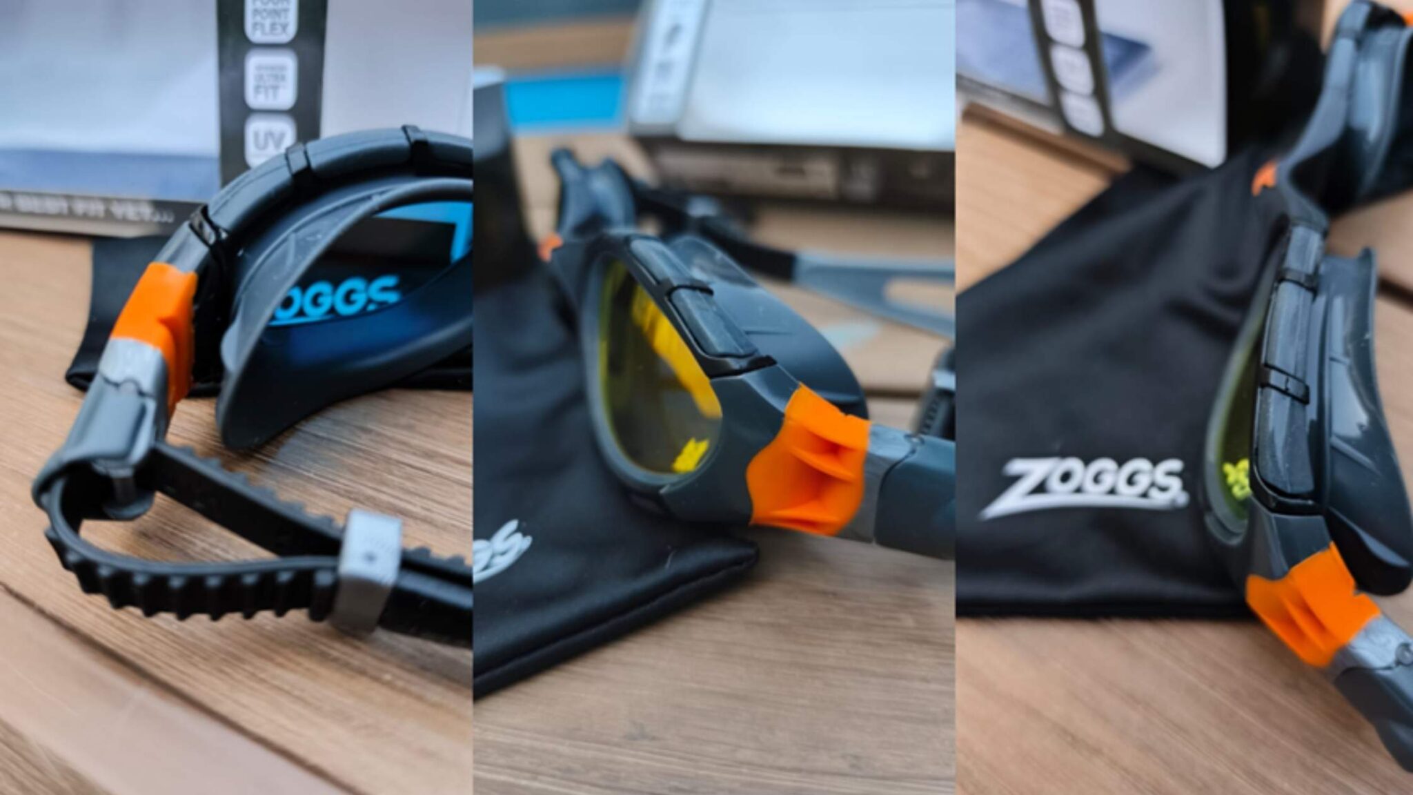 Zoggs Predator Flex Titanium: unas gafas pensadas para nadar cómodo y ver mejor en aguas abiertas - Reviews, comparativas y guías de material para triatlón : Detalles de la montura y ajuste de las Zoggs Predator Flex Titanium