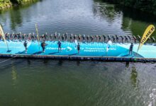 Salida de la natación en una prueba de la World Triathlon Championship Series