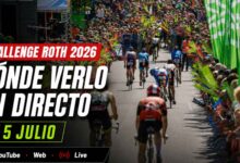 Imagen promocional del Challenge Roth 2026 con ciclistas en el Solarer Berg