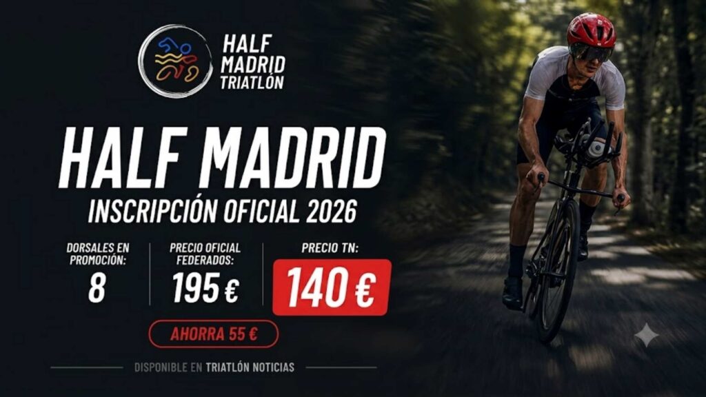 Startnummern für den Halbmarathon Madrid 2026 sind für 140 Euro bei Triathlon News erhältlich.