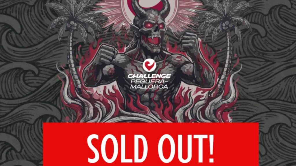 Cartel de sold out de Challenge Peguera Mallorca 2026