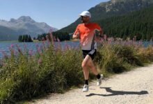 Patrick Lange entrenando en altura en St. Moritz antes de Kona 2026