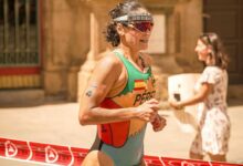 Sara Pérez Sala corriendo durante una prueba PTO