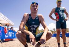 Hauser en primer plano antes de una prueba de las Series Mundiales