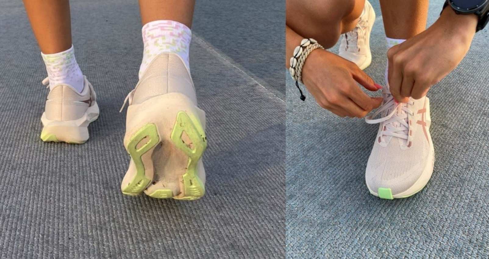 Detalle de la suela y el ajuste de las ASICS NOVABLAST 6