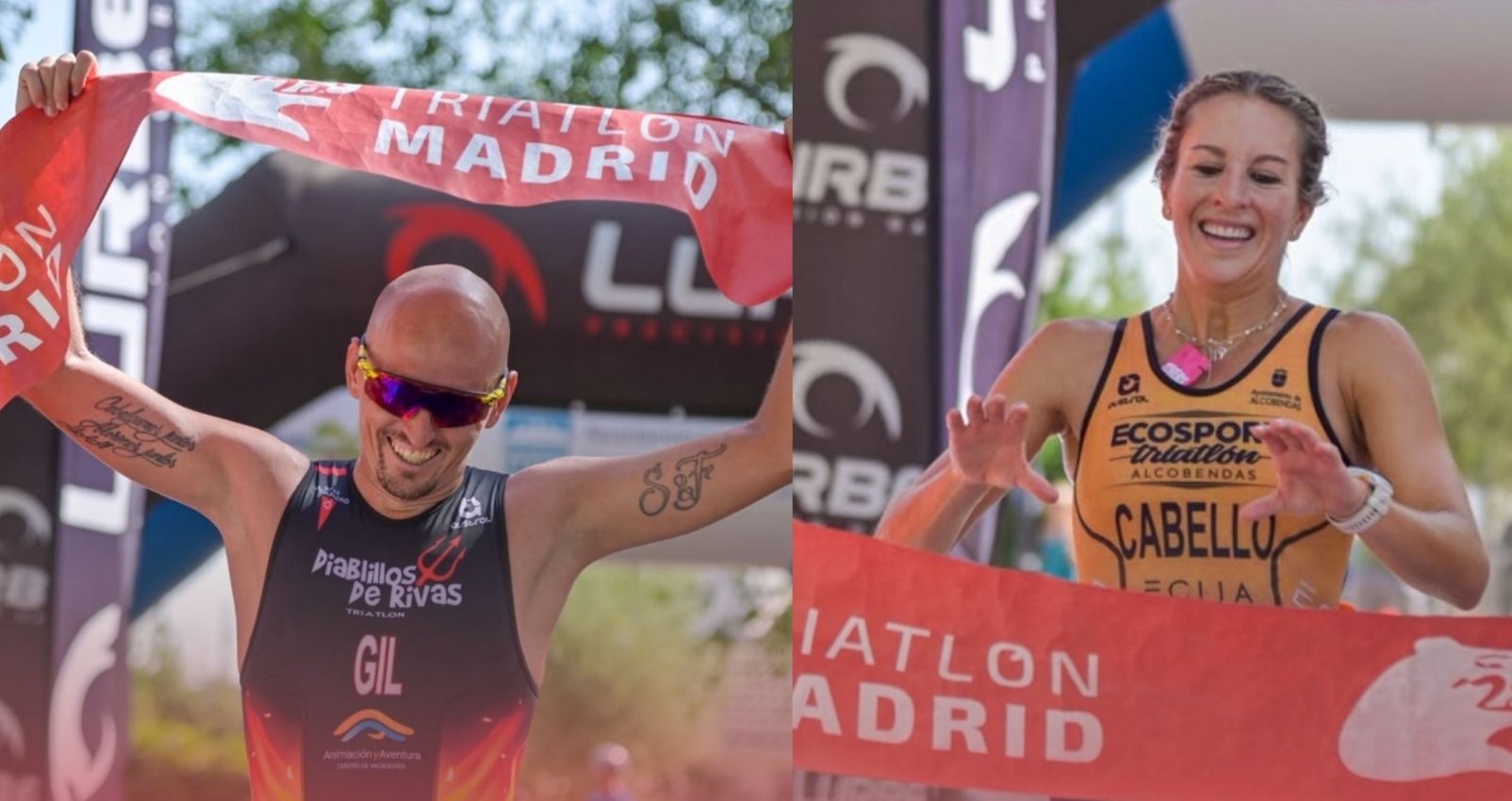 Iván Gil y Marta Cabello cruzan la meta del Duatlón Guadalix de la Sierra 2026