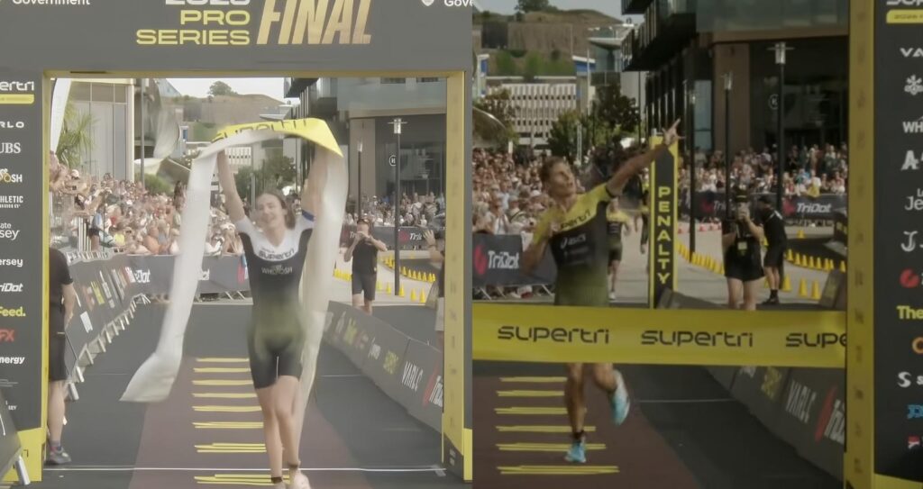 Cassandre Beaugrand y Matthew Hauser, protagonistas de la Supertri Pro Series Final 2026