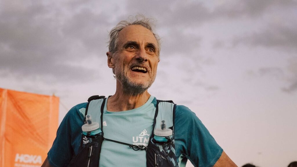 Michel Poletti tras completar la Akáa 59K de Chihuahua by UTMB
