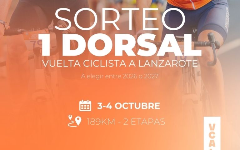 Sorteo de un dorsal para la Vuelta Ciclista a Lanzarote 2026 o 2027