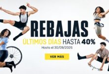 Imagen promocional de las rebajas de INVERSE con hasta un 40% de descuento hasta el 30 de septiembre de 2026