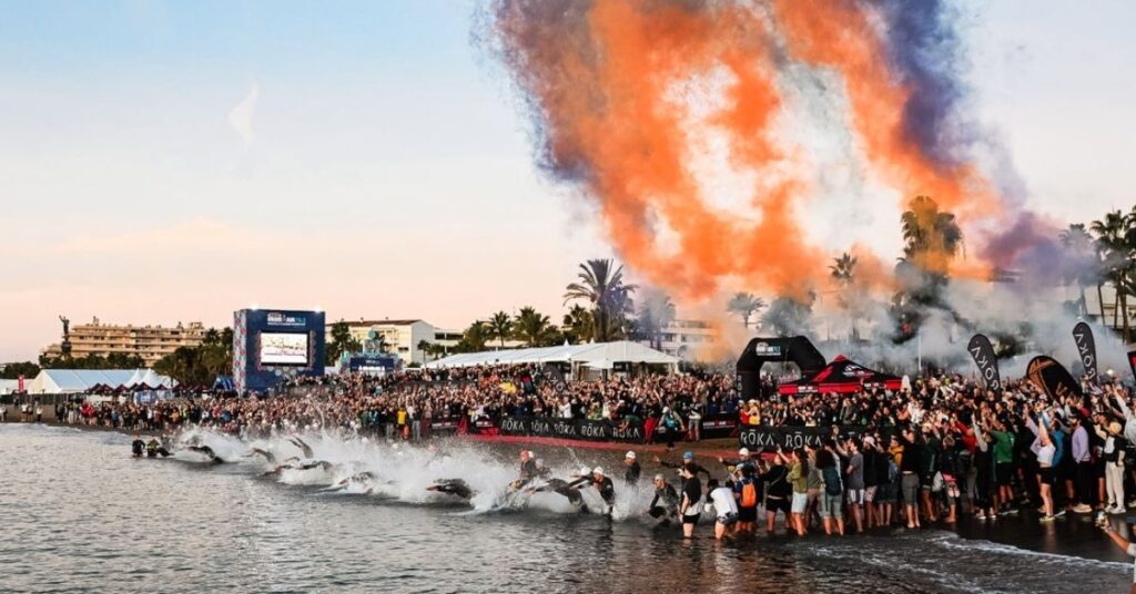 Carrera masculina del Mundial IRONMAN 70.3 de Marbella 2025