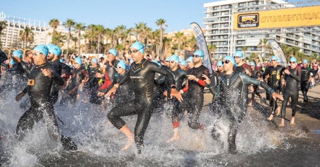 Epic Triathlon durante una prueba de larga distancia