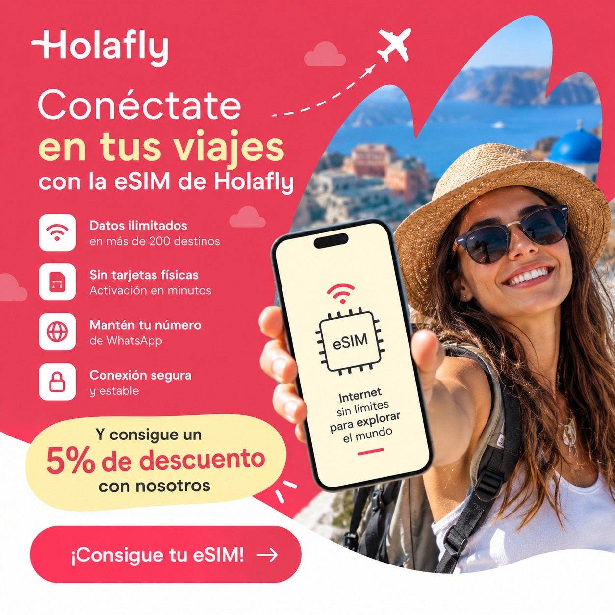 HolaFly, Viaja siempre conectado