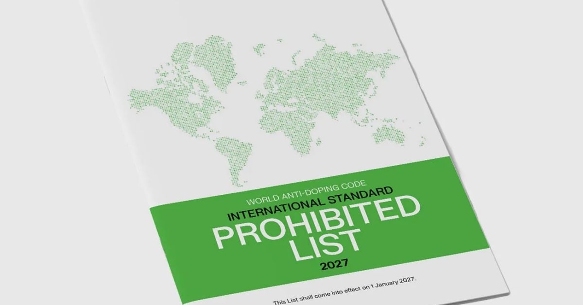 Portada de la Lista de Sustancias y Métodos Prohibidos WADA 2027